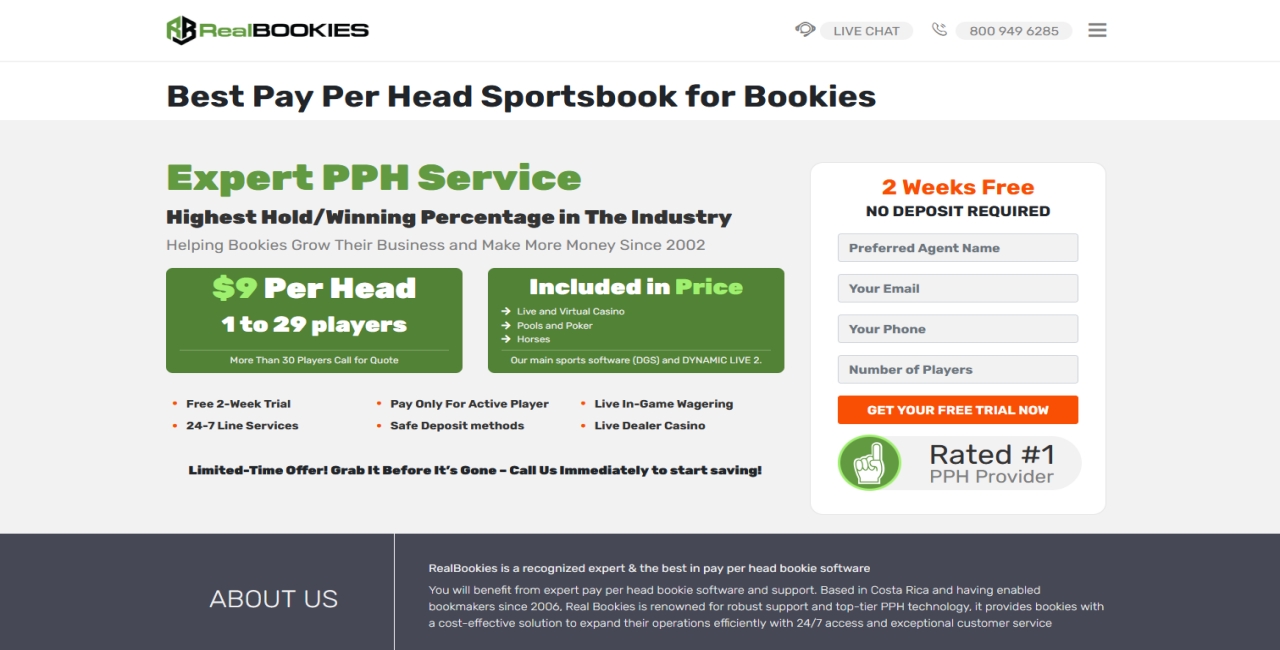 RealBookies.com Bookie Pay Per Head Review